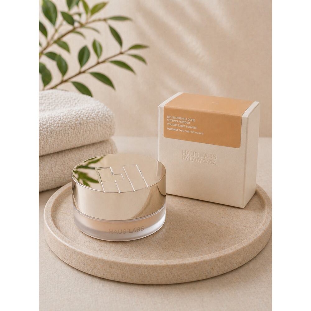 $38 New Haus Labs by Lady Gaga Bio Blurring Loose Setting Powder - Golden
